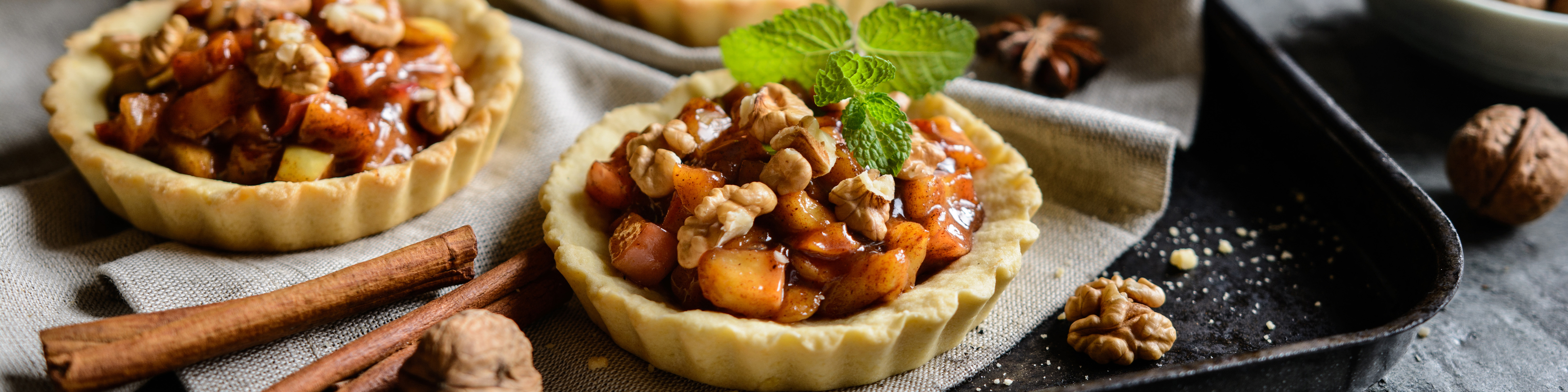 Apple and Walnut Tarts