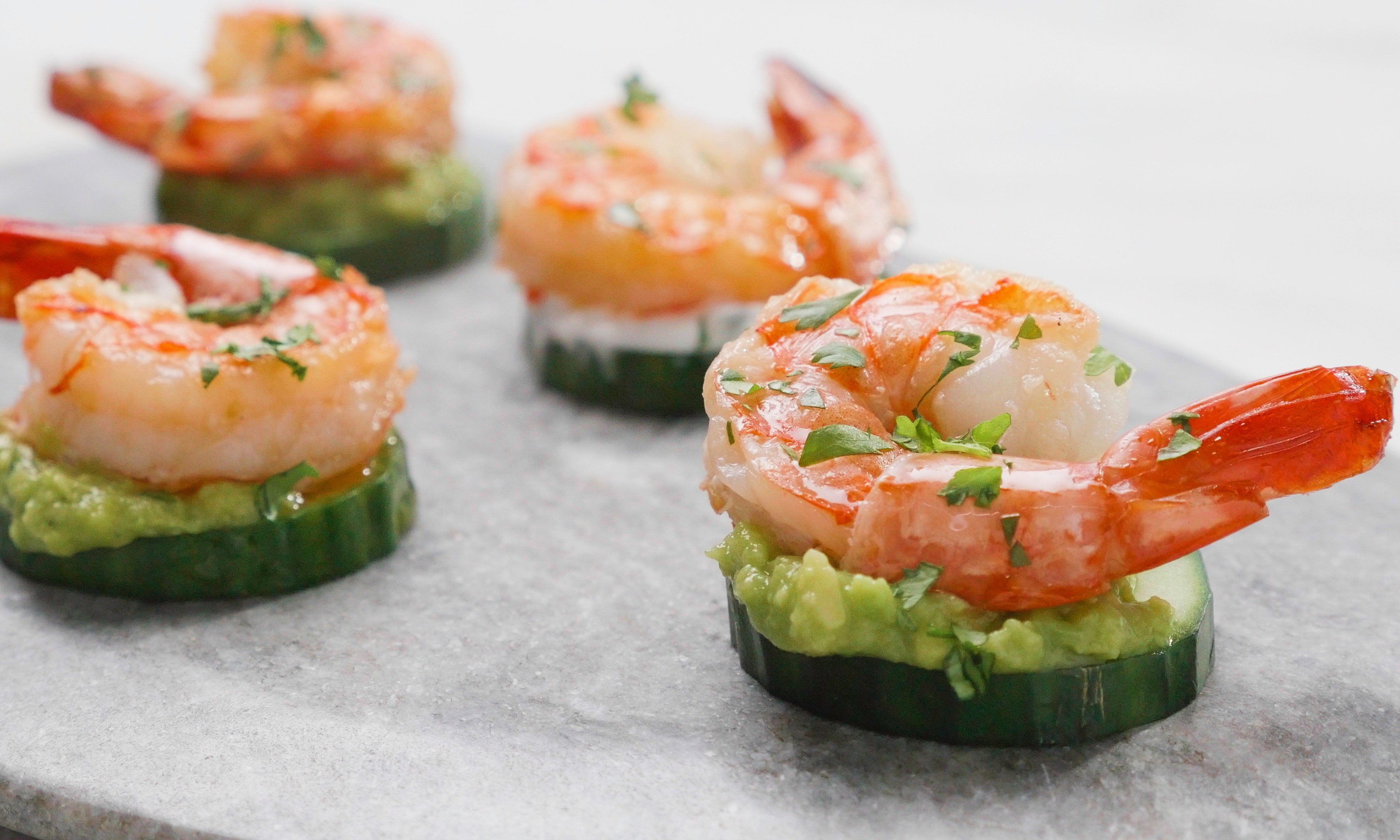 Urban Fare's Prawn Cucumber Bites