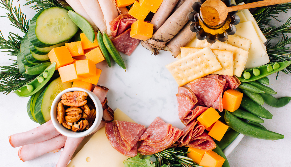 Holiday Charcuterie Wreath