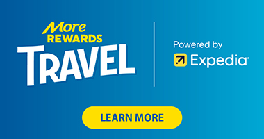 More Rewards Travel is a full-service travel solution, powered by Expedia