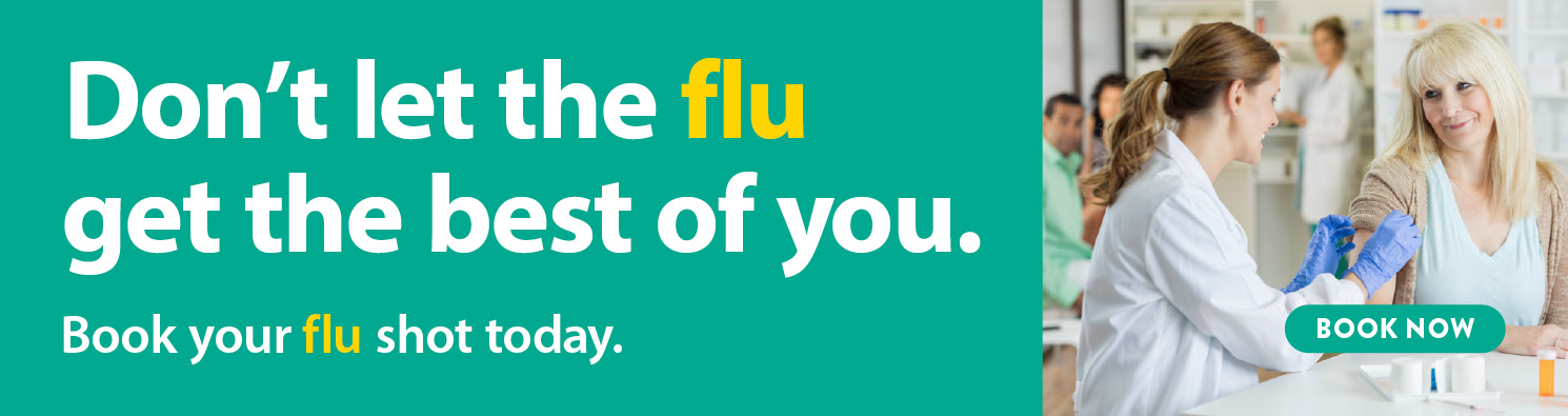 Don't let the flu get the best of you - book your flu shot