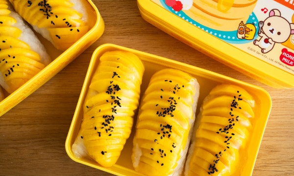 Mango Sticky Rice Salad Rolls