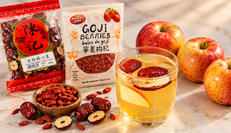 Goji Berry Apple Tea