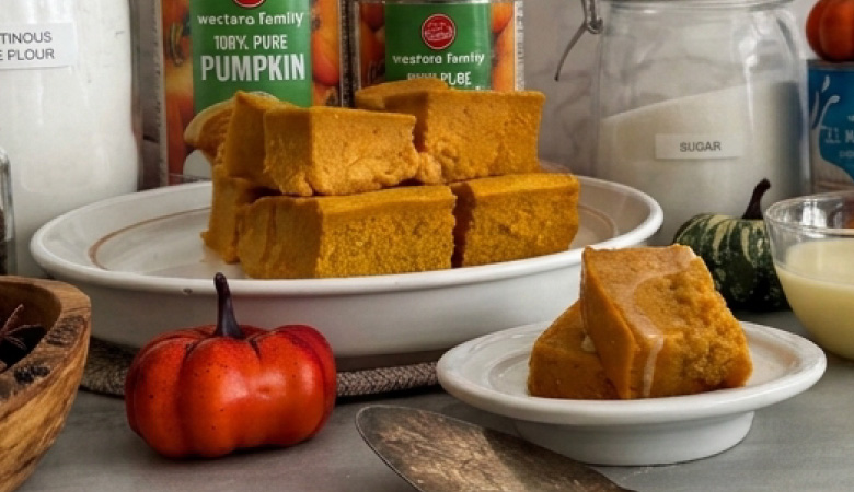 Pumpkin Butter Mochi