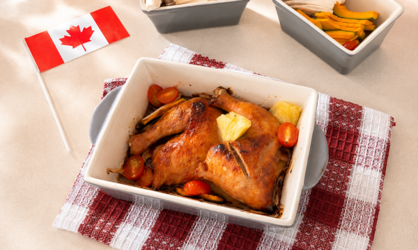 Honey Glazed Roasted Chicken with Vegetables Recipe