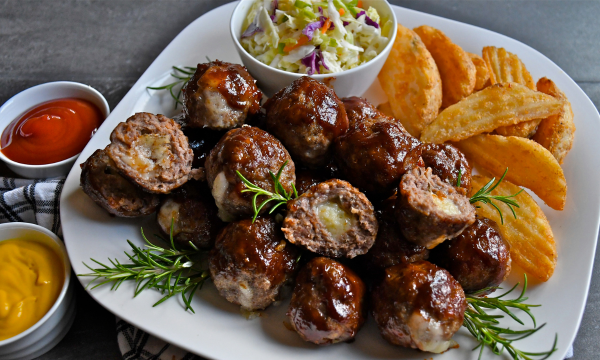 Bacon Cheeseburger Meatballs