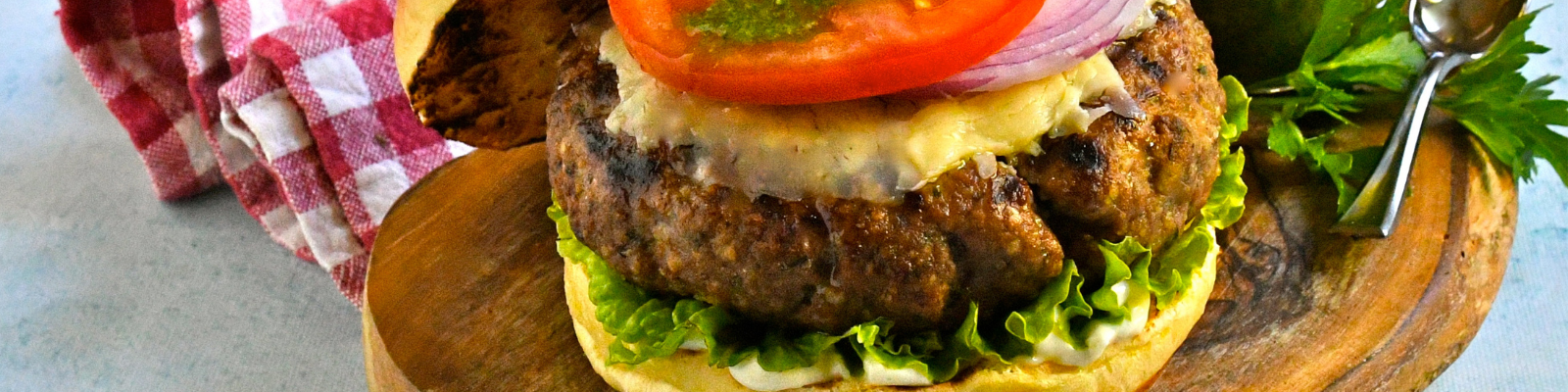 Chimichurri Beef Burgers