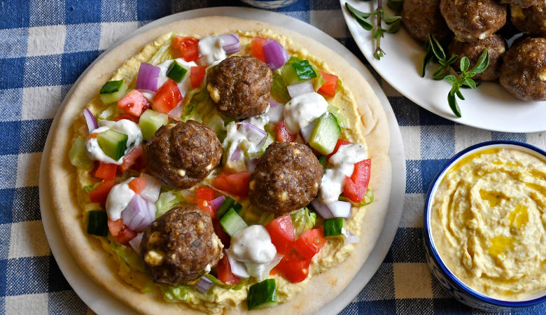 Family-style Meatball Souvlaki 