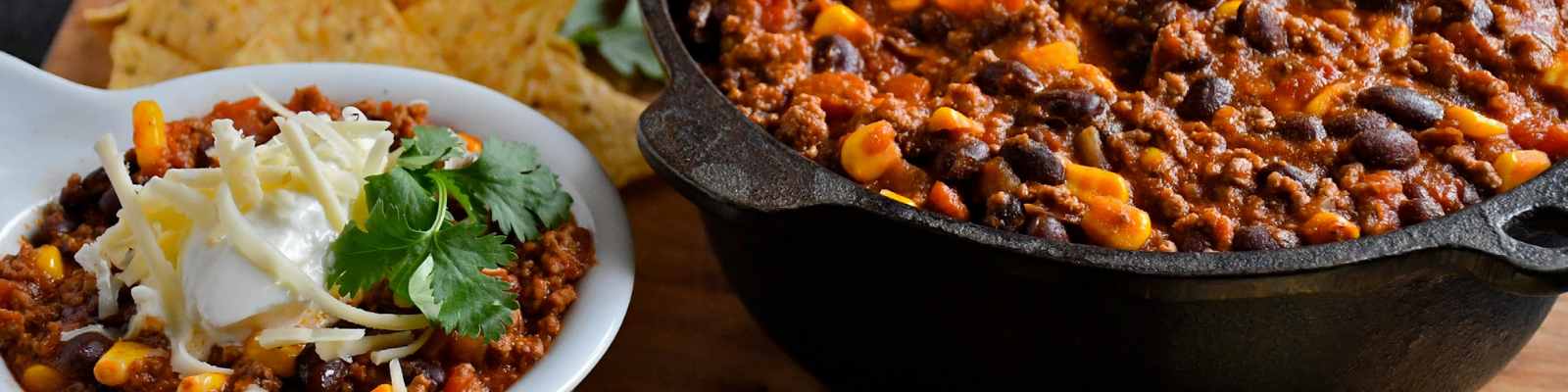 Tasty No-Fuss Beef Chili with Jack Cheese