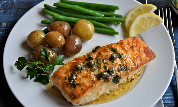 B.C. Halibut à la Meunière