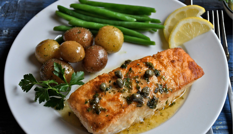 B.C. Halibut à la Meunière