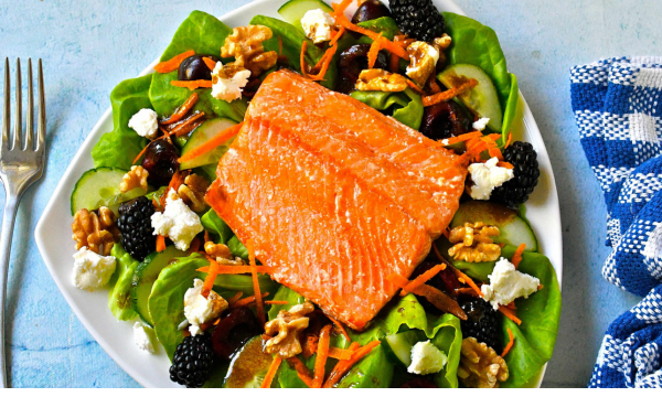 BC Salmon Summer Salad 