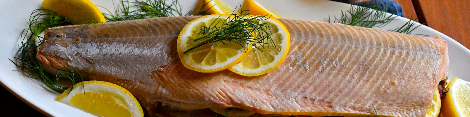 Baked Chilled Salmon with Russian-style Cucumber Salad