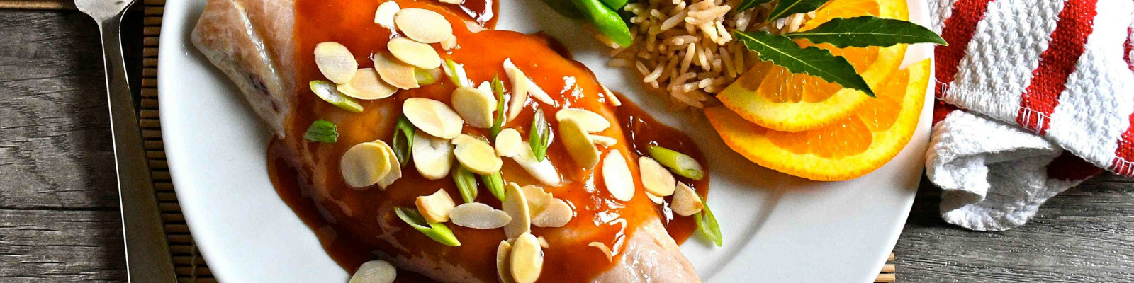 Rockfish with Sweet and Sour Sauce and Almonds