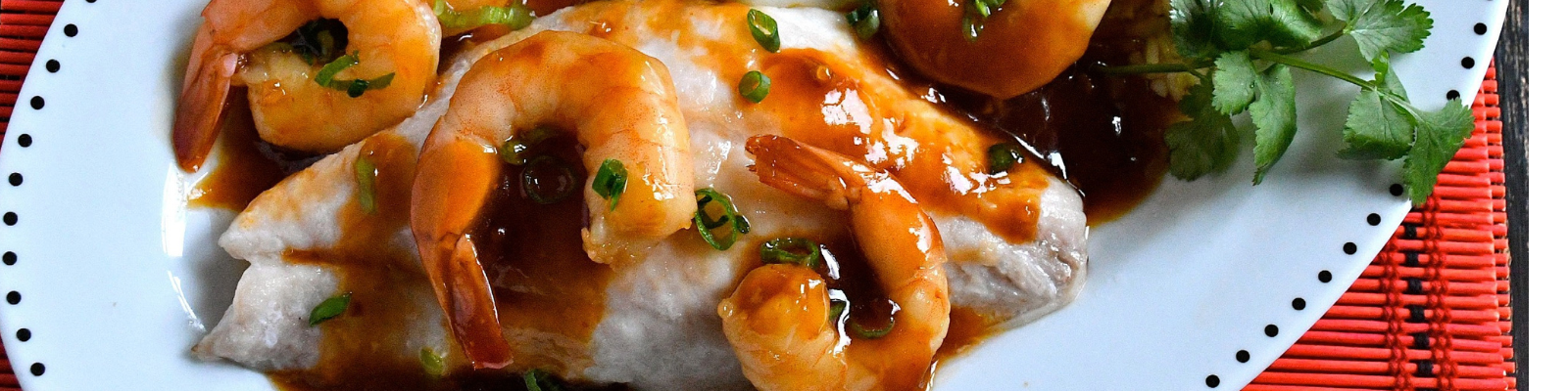 Snapper with Szechuan-style Shrimp 