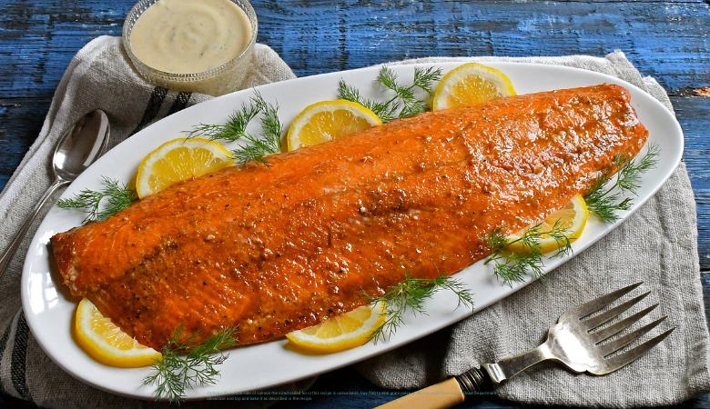 Sockeye Salmon with Maple, Spice and Lemon