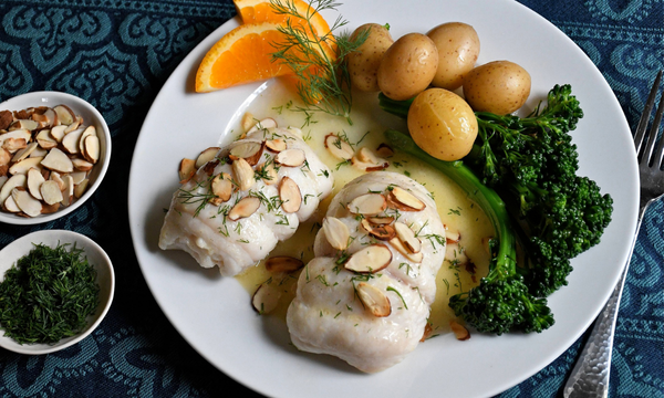 Sole Almandine with Orange and Dill