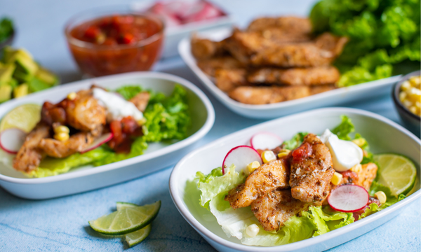 Tex-Mex-style Snapper Lettuce Wraps