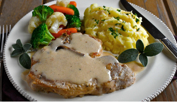 Sumptuous Southern-style Smothered Pork Chops