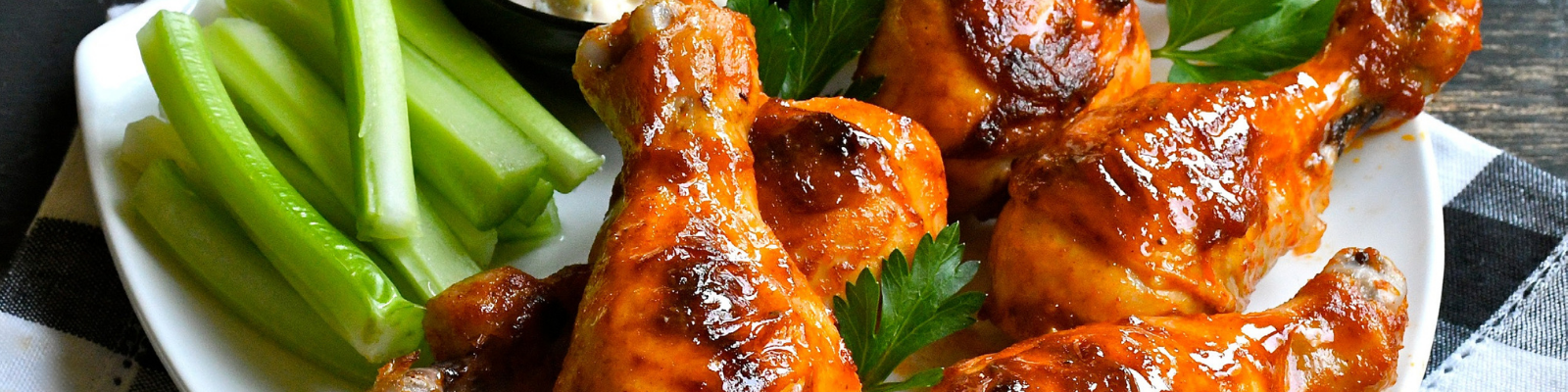 Baked Buffalo-style Chicken Drumsticks