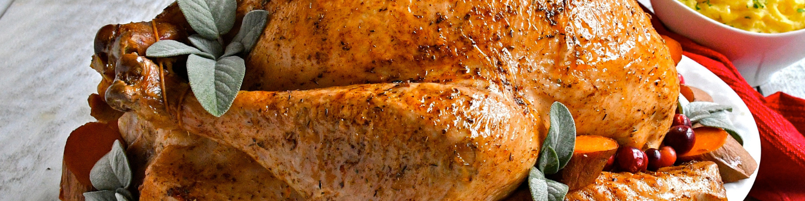 Olive Oil-basted Roast Turkey with Italian Seasoning