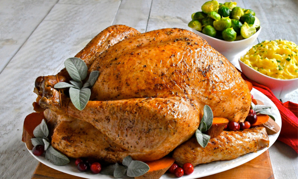 Olive Oil-basted Roast Turkey with Italian Seasoning