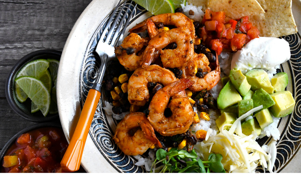 Prawn Burrito Bowls 