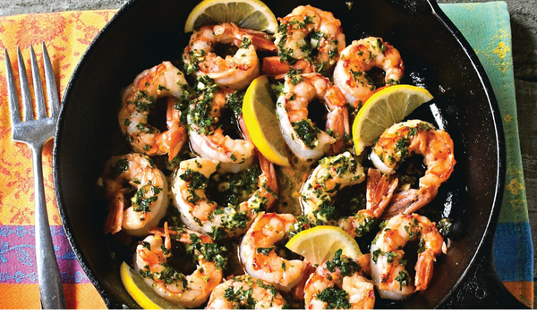 Argentine Prawns with Chimichurri 