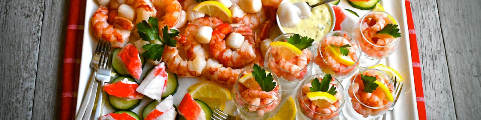 Chilled Holiday Seafood Appy Platter 