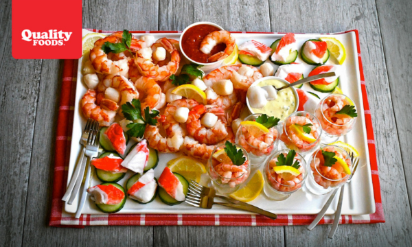 Chilled Holiday Seafood Appy Platter 