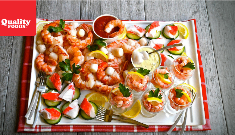 Chilled Holiday Seafood Appy Platter 