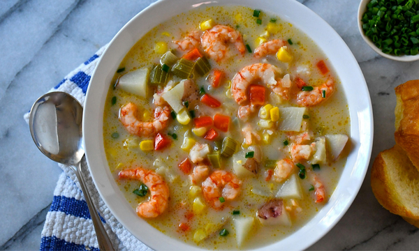 Hearty Shrimp and Corn Chowder 