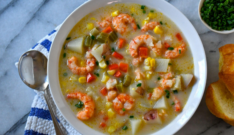 Hearty Shrimp and Corn Chowder 