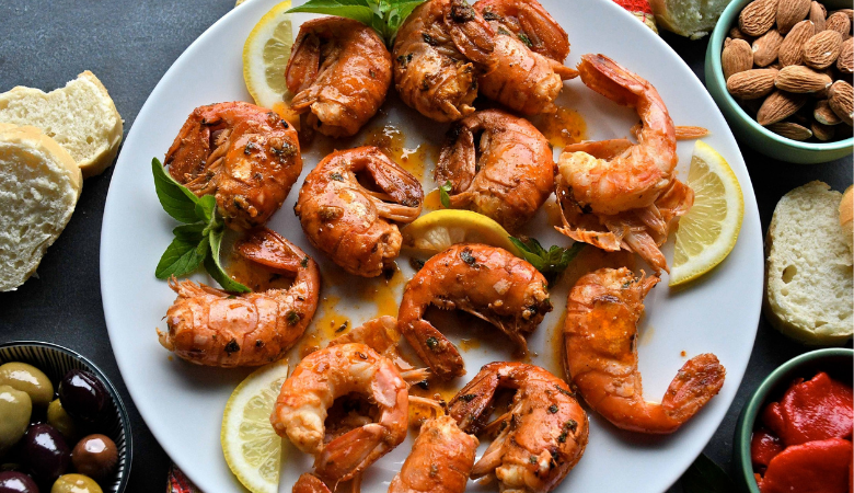 “Peel and Eat” Tapas-style Spot Prawns 