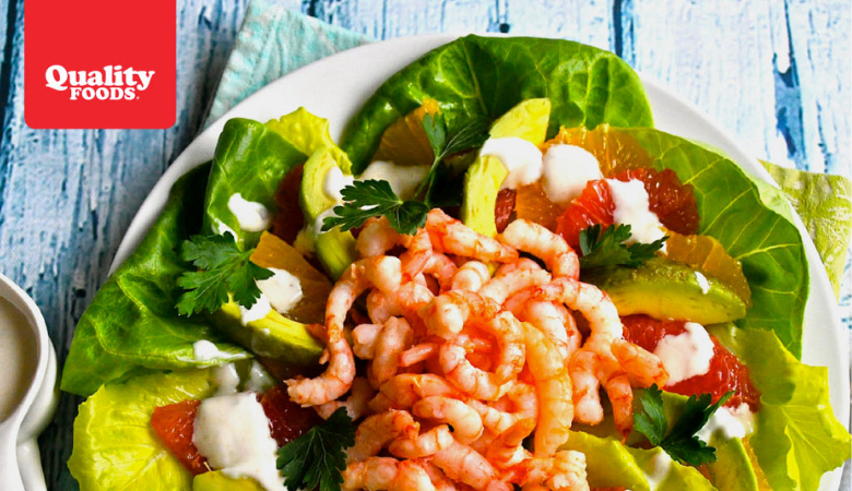 Shrimp Salad with Winter Citrus and Avocado