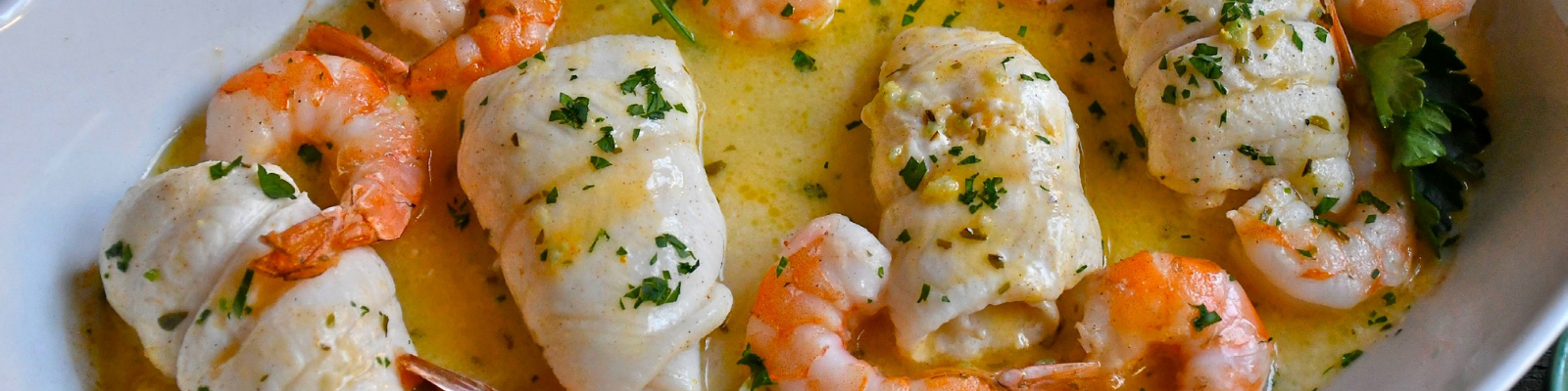 Sumptuous Sole and Prawn Bake for Two 