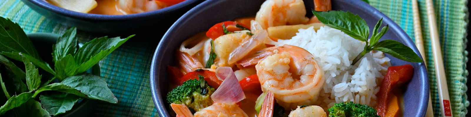 Thai Curry Prawns and Vegetables 