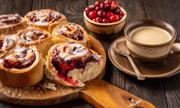 Cranberry & Orange Sweet Rolls