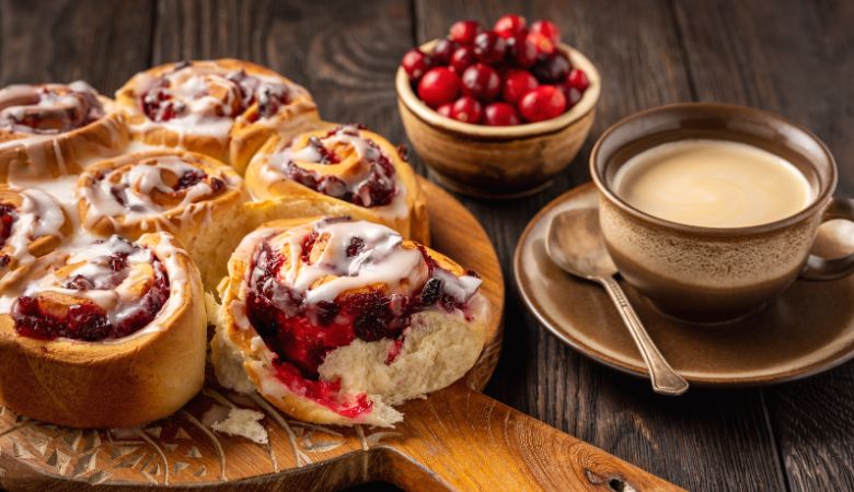 Cranberry & Orange Sweet Rolls