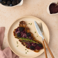 Steak and berries Recipe