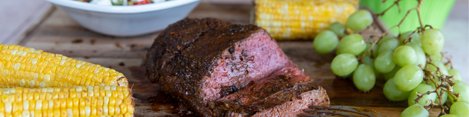 Cajun-Rubbed Sirloin with Cowgirl Salad