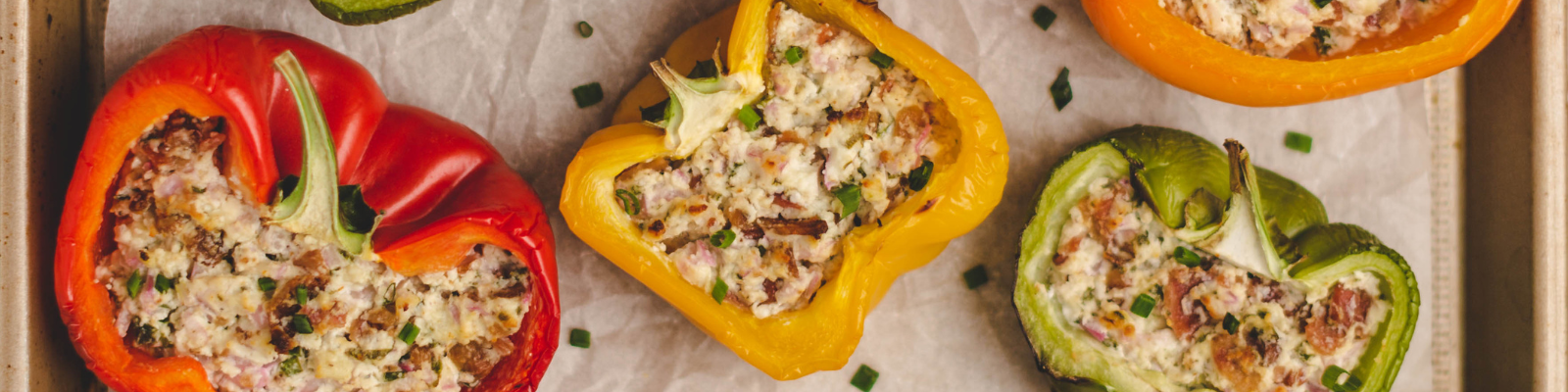 Bacon and Goat Cheese Stuffed Peppers