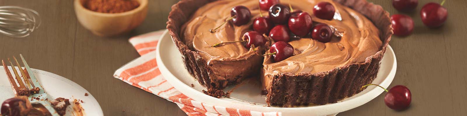 Black Forest Chocolate Mousse Tart