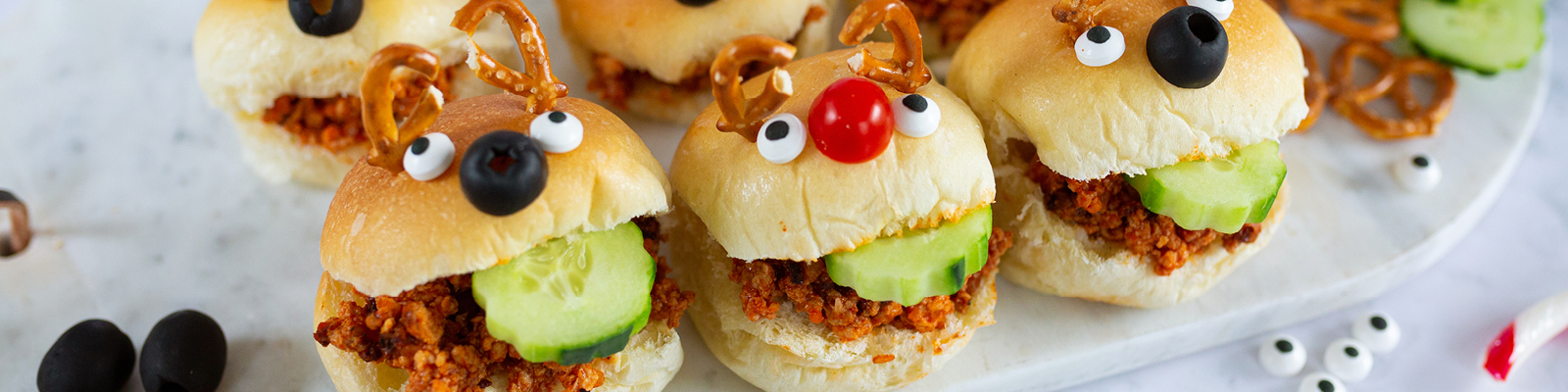 Reindeer Sloppy Joes with Ground Turkey 