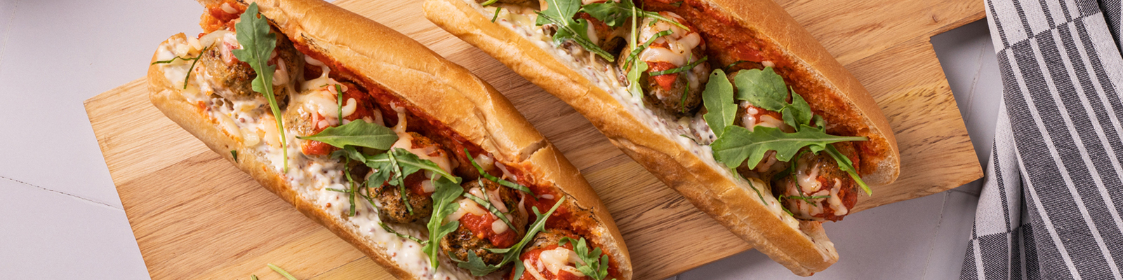 Parmesan Chicken Meatball Sub