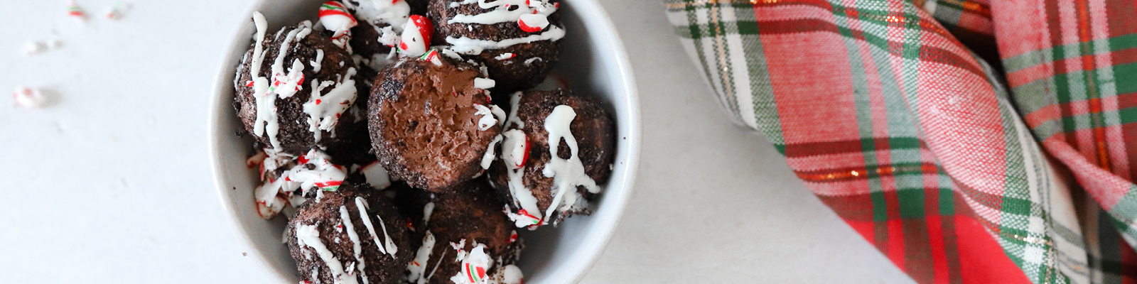 Peppermint Fudge Truffles