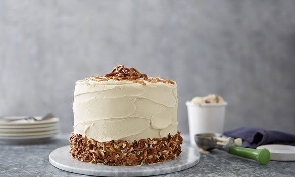 Sky-High Salted Caramel Chocolate Layer Cake