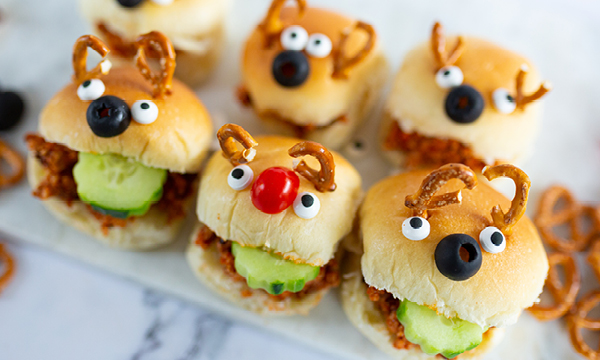 Reindeer Sloppy Joes with Ground Turkey 