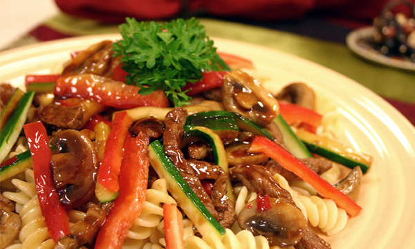 Beef Vegetable Pasta Rotini