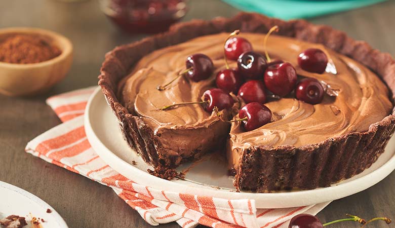 Black Forest Chocolate Mousse Tart